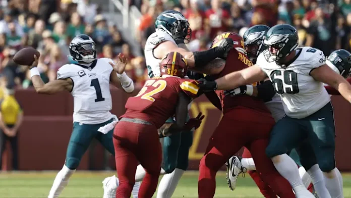 philadelphia eagles vs washington commanders match player stats