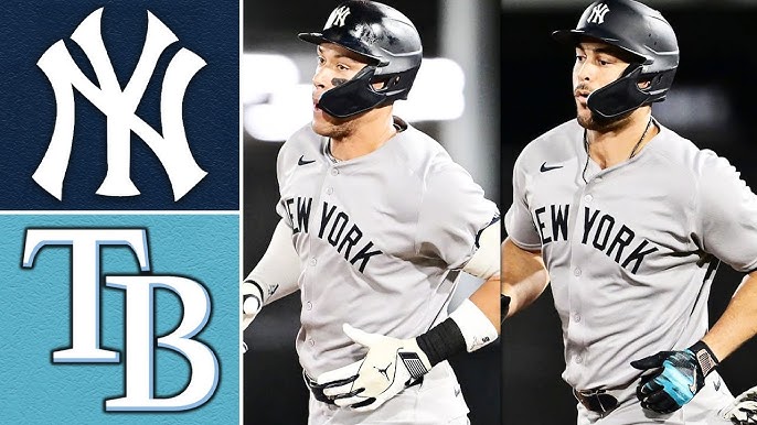New York Yankees vs Tampa bay rays match player stats