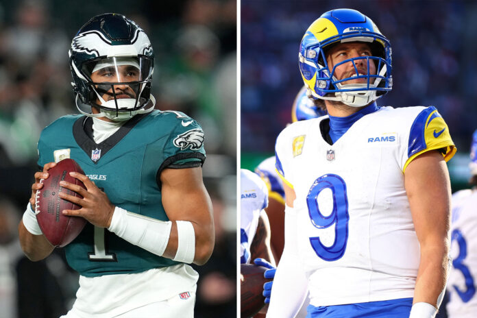 Philadelphia eagles vs Los Angeles rams match player stats