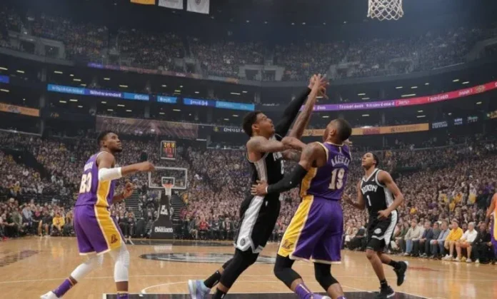 lakers vs brooklyn nets match player stats