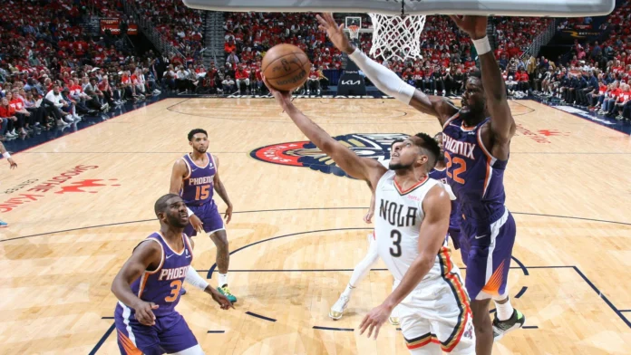 phoenix suns vs new orleans pelicans match player stats