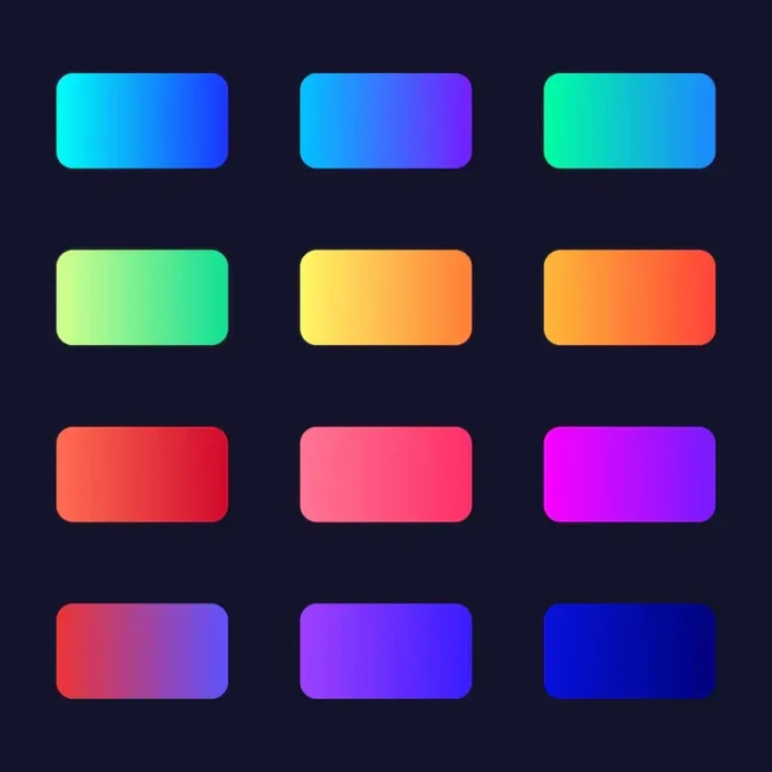 Gradient color trends